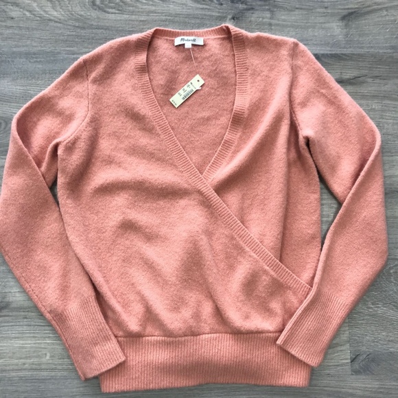 Madewell Sweaters - Wrap-Front Pullover Sweater